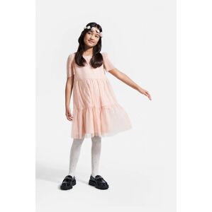 Dívčí šaty Coccodrillo růžová barva, mini