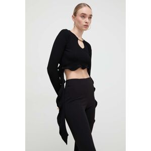 Svetr Versace Jeans Couture dámský, černá barva, 76HAFM01 CMN33