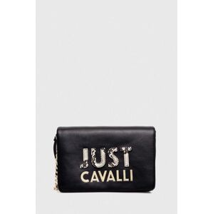 Kabelka Just Cavalli černá barva, 76RA4BC4 ZS748