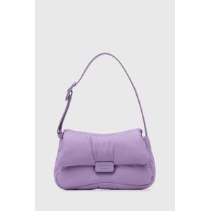 Kožená kabelka Emporio Armani fialová barva, Y3E226 YWZ1V