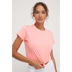 Bavlněné tričko Dkny růžová barva, DP3T8521