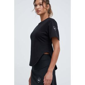 Tričko adidas by Stella McCartney černá barva, IN3656