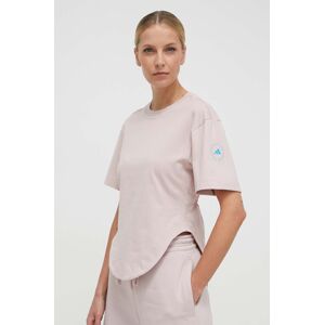 Tričko adidas by Stella McCartney růžová barva, IN3657