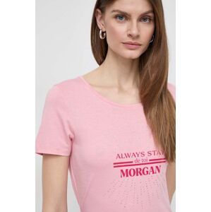 Tričko Morgan růžová barva