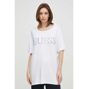 Plážové tričko Guess bílá barva, E4GI02 K68D2