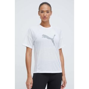 Tréninkové tričko Puma Evostripe bílá barva, 677876