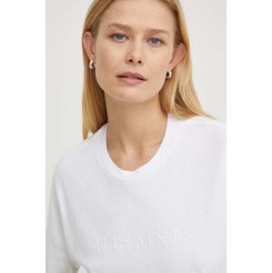 Bavlněné tričko AllSaints PIPPA bílá barva