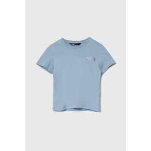 Dětské bavlněné tričko The North Face RELAXED GRAPHIC TEE 2 tyrkysová barva