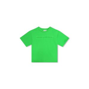 Dětské tričko Marc Jacobs zelená barva, s aplikací