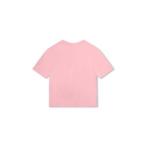 Dětské bavlněné tričko Marc Jacobs růžová barva, s potiskem