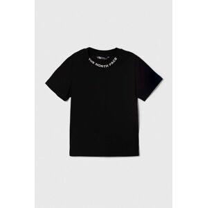 Bavlněné tričko The North Face NEW SS ZUMU TEE černá barva, s potiskem