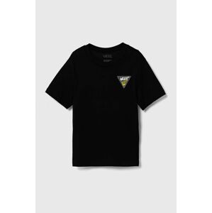Dětské bavlněné tričko Vans ALIEN PEACE BFF černá barva, s potiskem