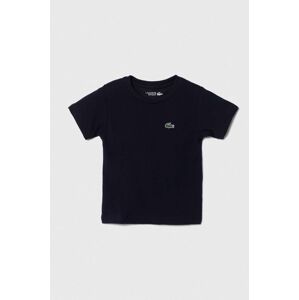 Dětské tričko Lacoste tmavomodrá barva