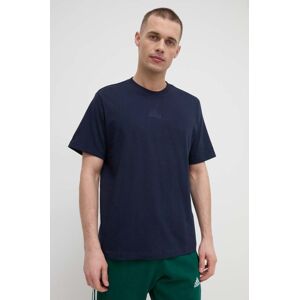 Bavlněné tričko adidas tmavomodrá barva, IR5265