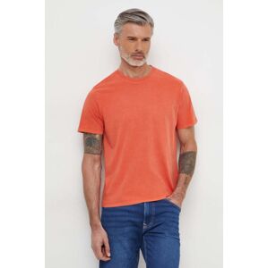 Bavlněné tričko Pepe Jeans Jacko oranžová barva