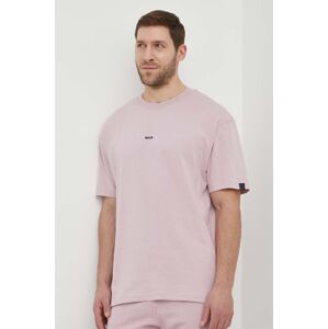 Bavlněné tričko BALR. růžová barva, s aplikací, B1112 1225