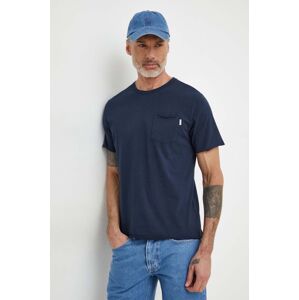Bavlněné tričko Pepe Jeans Single Carrinson tmavomodrá barva