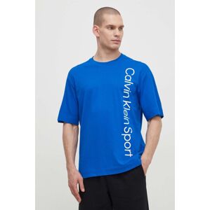 Bavlněné tričko Calvin Klein Performance s potiskem