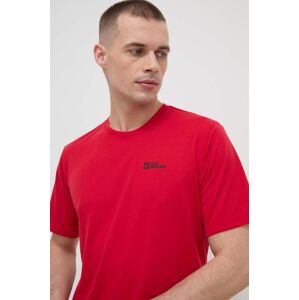 Sportovní tričko Jack Wolfskin Vonnan červená barva
