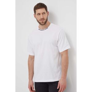 Bavlněné tričko The North Face bílá barva, s potiskem