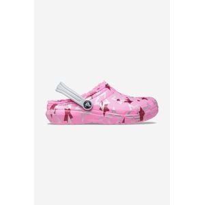 Pantofle Crocs Disco Dance Party 208085 dámské, růžová barva, 208085.TAFFY-Pink