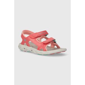 Dětské sandály Columbia růžová barva