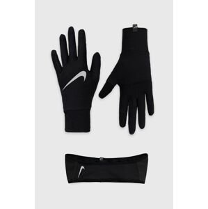 Čelenka a rukavice Nike černá barva
