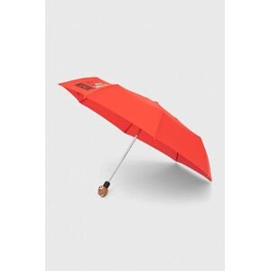 Deštník Moschino červená barva, 8061 OPENCLOSEA