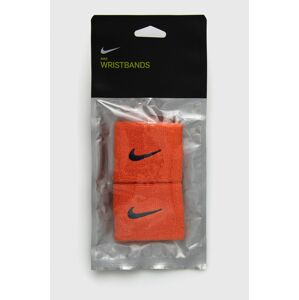 Pásek na zápěstí Nike oranžová barva