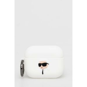 Pouzdro na airpod Karl Lagerfeld AirPods Pro 2 cover bílá barva