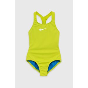 Dětské plavky Nike Kids zelená barva