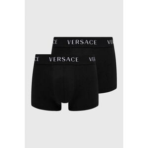 Boxerky Versace ( 2-pak) pánské, černá barva