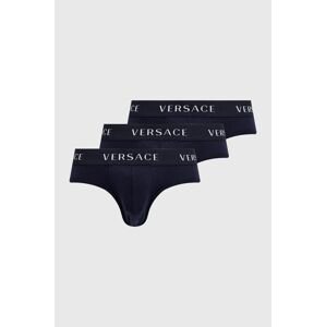 Spodní prádlo Versace (3-pack) pánské, tmavomodrá barva