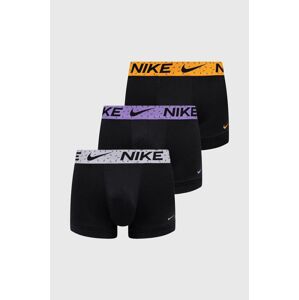 Boxerky Nike 3-pack pánské, žlutá barva