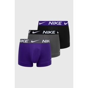Boxerky Nike pánské, fialová barva