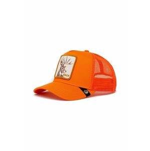 Čepice Goorin Bros oranžová barva, s aplikací