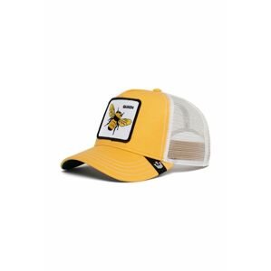 Čepice Goorin Bros žlutá barva, s aplikací