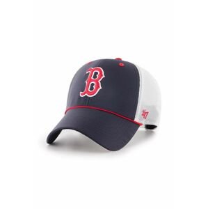 Kšiltovka 47brand MLB Boston Red Sox tmavomodrá barva, s aplikací