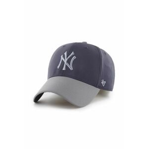 Kšiltovka 47brand MLB New York Yankees tmavomodrá barva, s aplikací