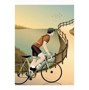 Vissevasse Plakát Cycling The Hulls 50x70 cm