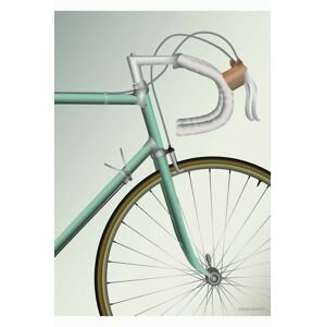 Vissevasse Plakát Racing Bicycle 50x70 cm