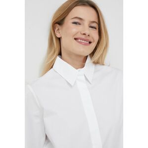 Košile Seidensticker dámská, bílá barva, regular, s klasickým límcem
