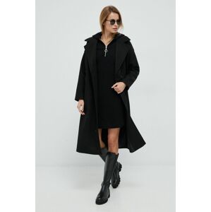 Kabát Vero Moda dámský, černá barva, přechodný, oversize