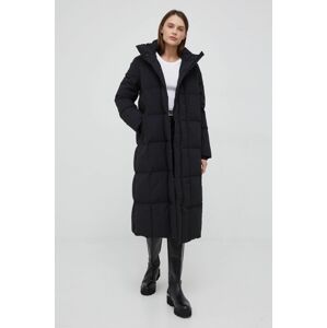Péřová bunda Selected Femme dámská, černá barva, zimní, oversize