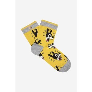 Dětské ponožky Cabaia MARCEL & FANNY žlutá barva