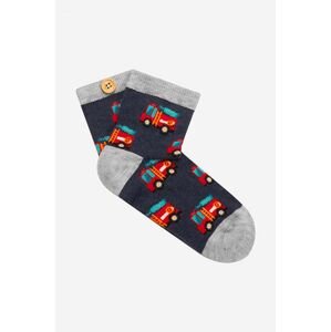 Dětské ponožky Cabaia DIEGO & SOPHIE šedá barva