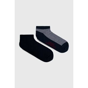 Ponožky Levi's pánské, tmavomodrá barva