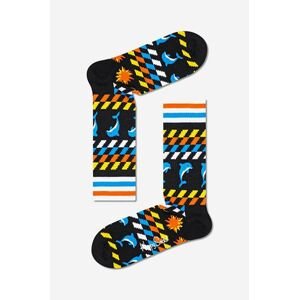 Ponožky Happy Socks černá barva