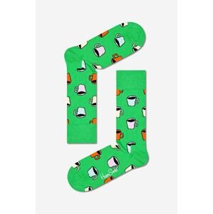 Ponožky Happy Socks My Cup Of Tea zelená barva, MCT01-7303