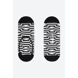 Ponožky Happy Socks Optic Dot Liner černá barva, OPD06-9100